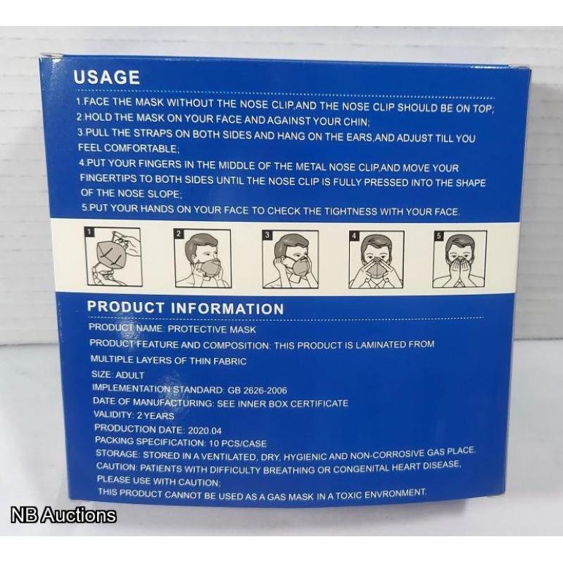 KN95 Adult Face Mask (10pc)- Listing #BKN95