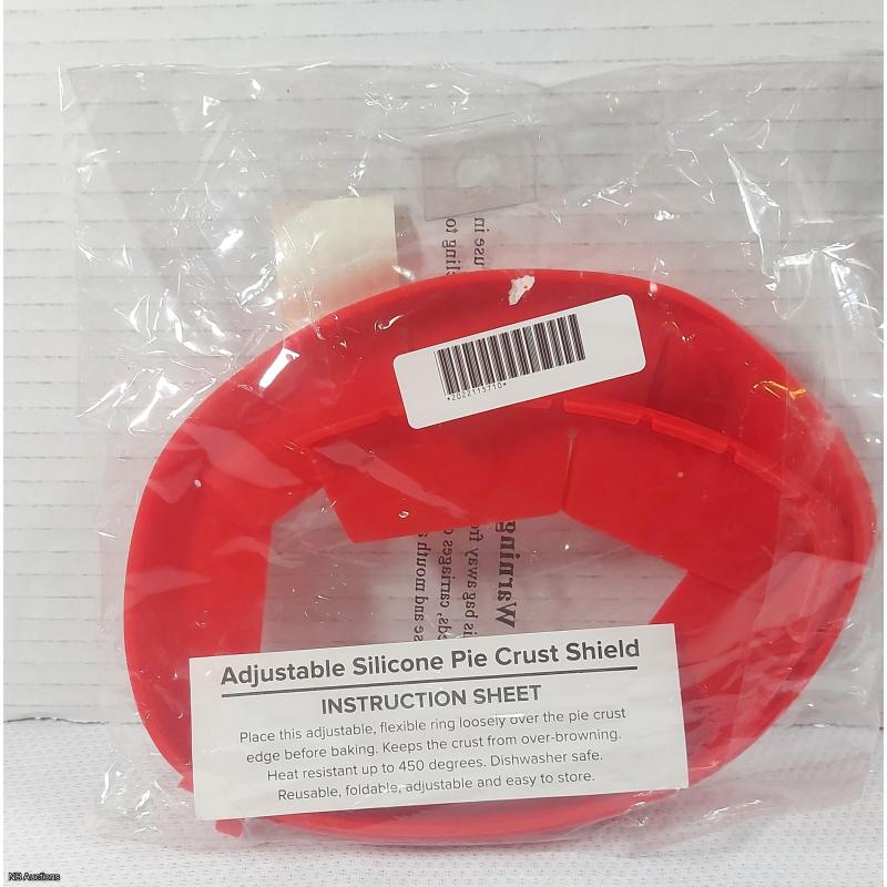 Adjustable Silicone Pie Crust Shield -  Listing #B5710