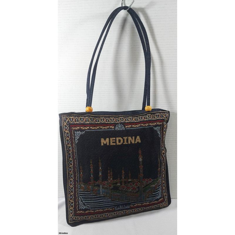 Tapestry Demin Medina/Makkal Expandable Bag 23.5" x 23.5" - Listing B006