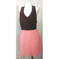 Casting LA Skater Skirt Style Dress (M- Coral/Black) - Listing #B962M
