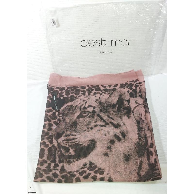 C'est Moi Infinity Scarf (Animal Print/Pink) - Listing #B2149