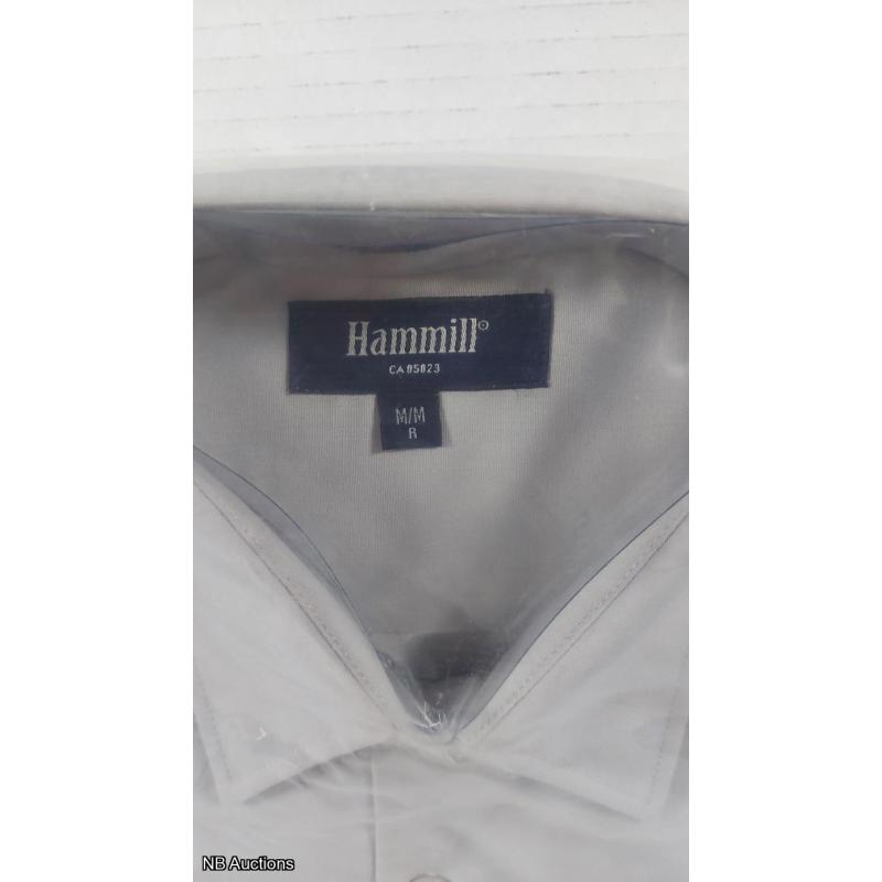 Hammill Mens Short Sleeve, 2 Front Pockets, Button-up Shirt (M) - Listing# B51241