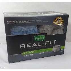Depend Real Fit for Men (Pkg of 12) (2 Colors/S/M)  -  Listing B317