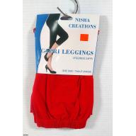 NISHA Creations Capri Legging (Red) One Size  -  Listing B320