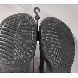 If the Shoe Fits Croc Style Clogs with Heel Support Strap (11- Black)  -  Listing B233A