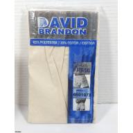David Brandon Men's Boxer Shorts (65% Polyester/35% Cotton) Cream - 3XL  -  Listing B1073X