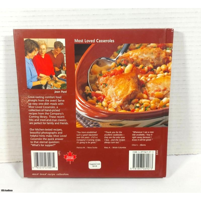 Company's Coming Most Loved Casseroles Hard Cover -  Listing C1R2-02
