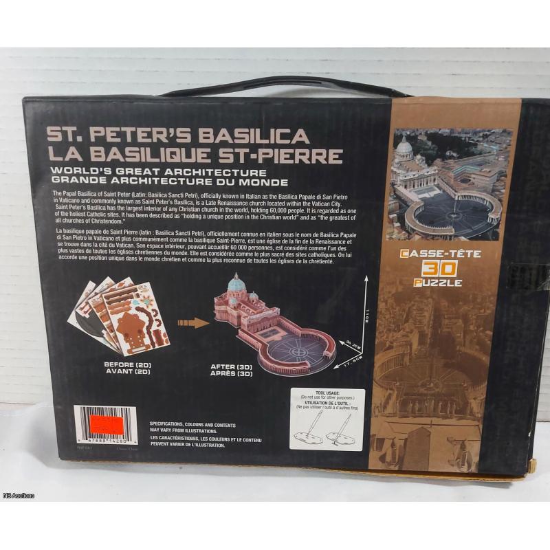 St. Peter's Basilica 3D Puzzle - Listing C2R4-04