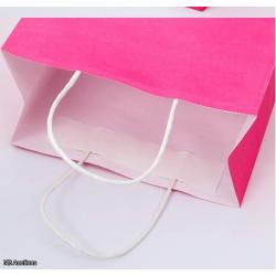 Gift Bags Bulk, 25Pcs Kraft Paper Bags with Handles, Recycled Paper Bags, Merchandise Bags, Retail Bags, Party Bags (Rose, 8.3x4.3x10.6inch) Listing #B8NZ
